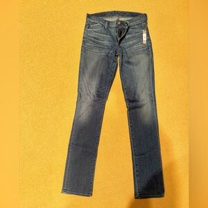 Goldsign Misfit Dark Blue Straight Leg Jeans